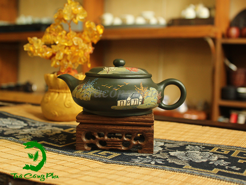 Ấm Tử Sa Hư Biến Sơn Thủy - ATS1369